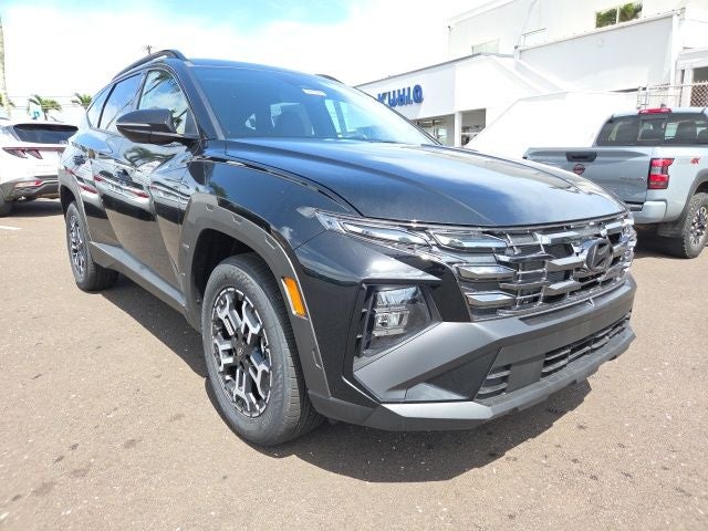 2026 Hyundai TUCSON XRT in Phantom Black — front three-quarter view