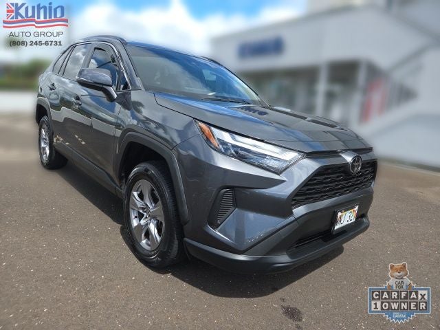2022 Toyota RAV4 XLE in Gray — front three-quarter view