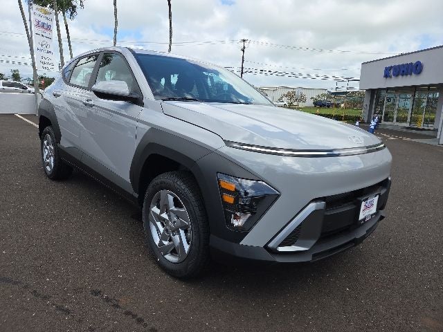 2026 Hyundai KONA SE in Cyber Gray Metallic — front three-quarter view