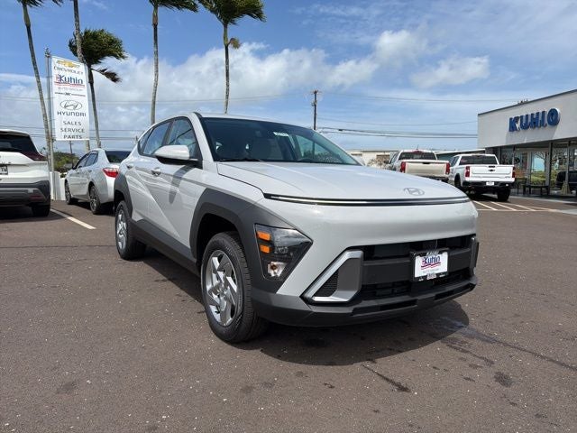 2026 Hyundai KONA SE in Cyber Gray Metallic — front three-quarter view
