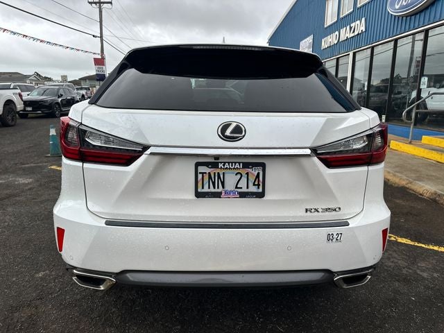2018 Lexus RX — interior view