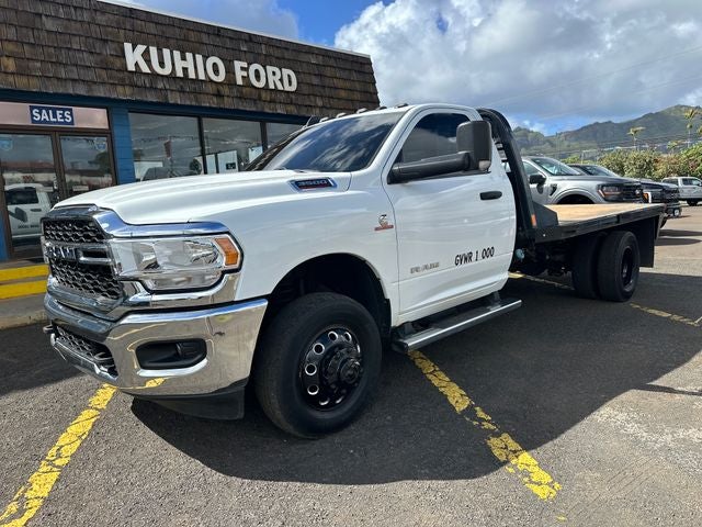 2022 RAM 3500 Tradesman 167.5 WB in Bright White Clearcoat — front three-quarter view